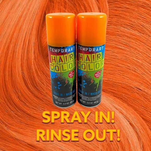 Midwood Brands Hair 2 Pack Temporary Orange Hair Color Spray 3 Oz Spray In Wash Out Poshmark